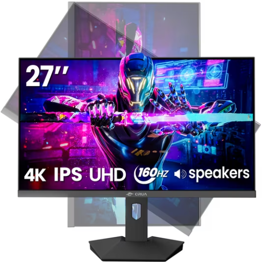 CRUA 27" 4K 160Hz IPS FreeSync Gaming Monitor Deal