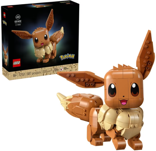LEGO Pokémon Eevee Building Set 587-Piece