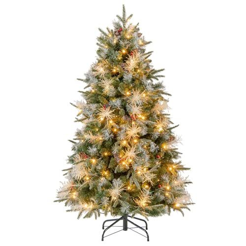 Goplus 5' Pre-Lit Christmas Tree