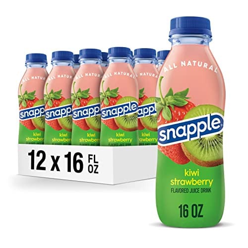 Snapple Kiwi Strawberry Juice Drink, 16 Fl Oz, 12-Pack Deal