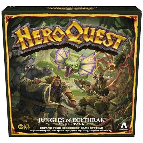Avalon Hill HeroQuest Jungles of Delthrak Quest Expansion Pack Deal