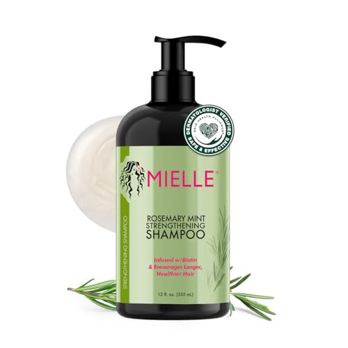 Mielle Organics Rosemary Mint Hair Strengthening Biotin Shampoo (12 oz)