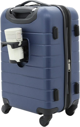 Wrangler 20" Smart Spinner Carry-On Luggage w/ USB Charging Port