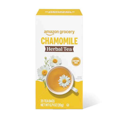Amazon Grocery Chamomile Herbal Tea Bags 20-Count