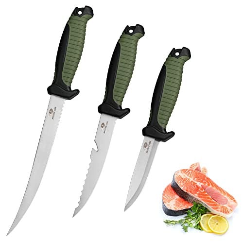 MOSSY OAK 3-Piece Fishing Fillet Knife Set
