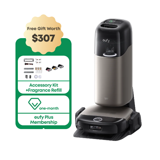eufy Robot Vacuum Omni S2 + Accessory Kit and Fragrance Refill