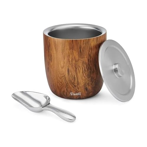 S'well XL Stainless Steel Ice Bucket 100oz with Lid & Scoop