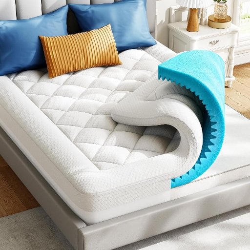 PERLECARE 4 Inch Queen Mattress Topper Deal