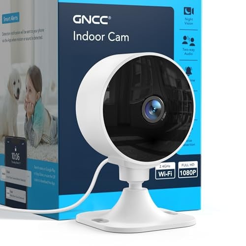 GNCC 1080P Indoor Security Camera 1-Pack