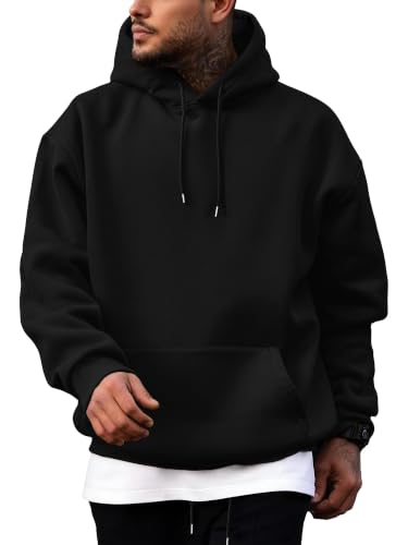 PLEPAN Cotton Essentials Hoodies for Men Deal