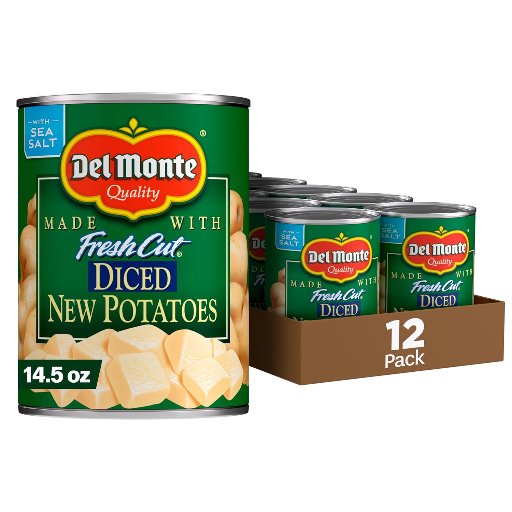 Del Monte FRESH CUT Diced Canned Potatoes 12-Pack