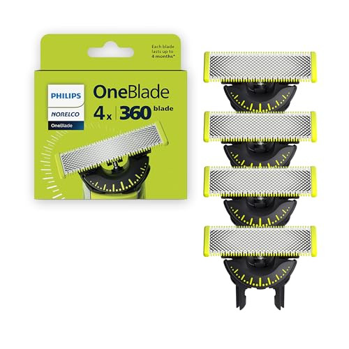 4-Count Philips Norelco OneBlade 360 Blades (QP440/80)