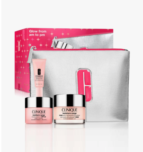 Clinique Glow From AM to PM Moisture Surge Skincare Gift Set