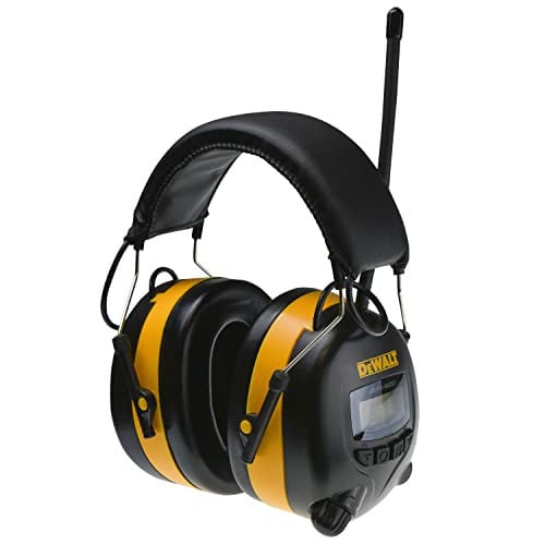 DEWALT DPG15 Hearing Protection Earmuffs w/ AM/FM Radio & LCD Display (NRR 25dB)