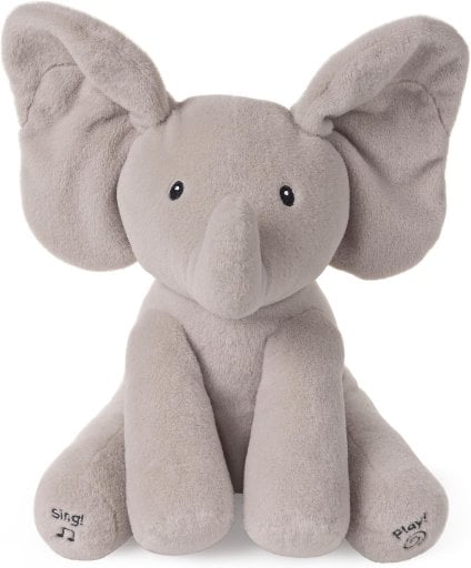 GUND Baby Flappy Elephant 12-Inch Interactive Animated Musical Baby Toy Deal