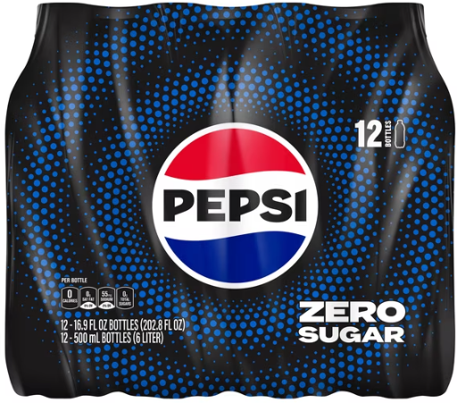 Pepsi, Diet, Zero Pepsi, Mountain Dew, Diet Mtn Dew 16.9 fl oz 12-Pack Bottles Deal
