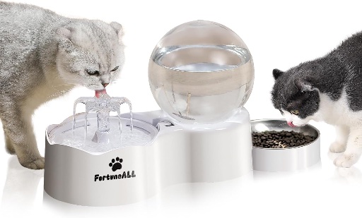95oz/2.8L Pet Fountain 2-in-1 Set