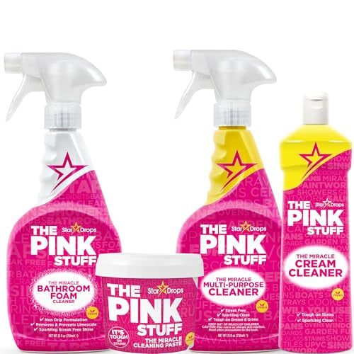 Stardrops The Pink Stuff Ultimate Cleaning Bundle - Paste, Spray & Foam Cleaner Set
