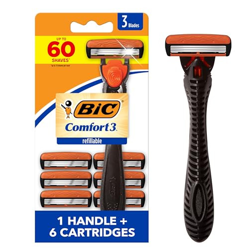 BIC Comfort 3 Refillable Three-Blade Razor