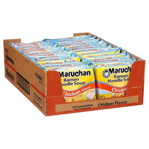 Maruchan Ramen Noodle Soup Less Sodium Chicken Flavor Deal