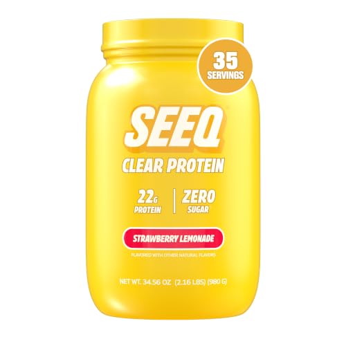 SEEQ Clear Protein Powder (Strawberry Lemonade, 34.56-Oz)