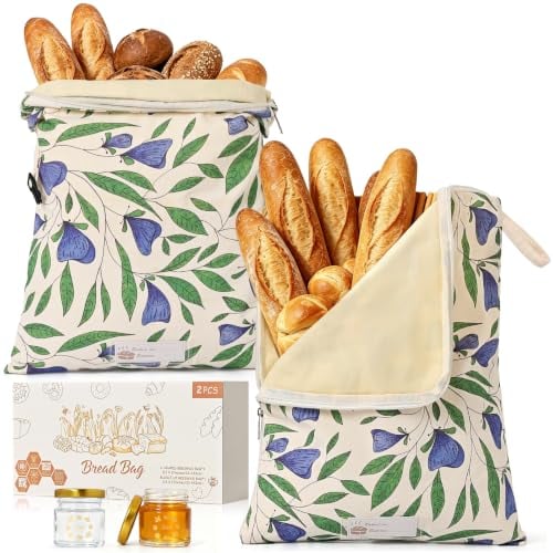 2 Pack Beeswax Bread Bags for Sourdough Deal