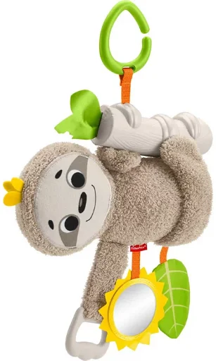 Fisher-Price Baby Toy Slow Much Fun Stroller Sloth