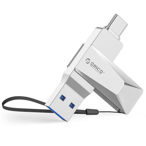 ORICO 128GB Dual Port USB 3.0 Zinc Alloy Thumb Drive