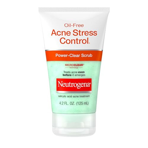 Neutrogena Oil-Free Acne Stress Control Power-Clear Facial Scrub 4-Oz