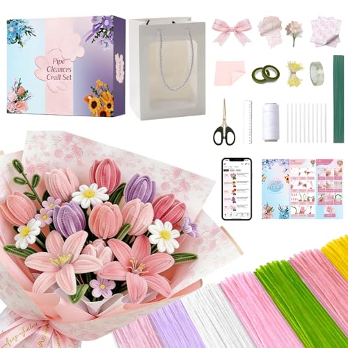 DIY Pipe Cleaner Flower Kit