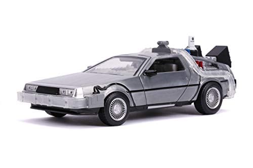 Jada Back to The Future Part II 1:24 Time Machine Die-cast Car Light Up Feature Deal