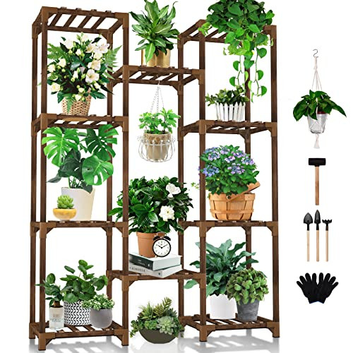Uneedem 10-Tier Plant Stand Indoor Outdoor