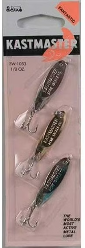 Acme Tackle Kastmaster Solid Brass Fishing Lure Spoons 3-Pack 1/8 oz. Deal
