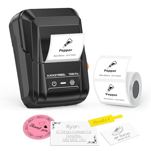 SUPVAN T50M Pro Bluetooth Thermal Label Maker w/ Waterproof Tape Deal