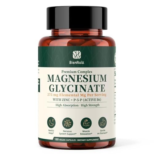BienRaiz Magnesium Glycinate 275mg with Zinc Glycinate & Active B6 Deal
