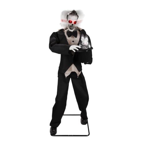 Haunted Hill Farm 5.9-Ft. Magician Halloween Animatronic Deal