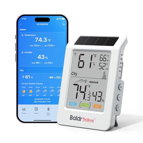 BaldrTherm WiFi Thermometer Hygrometer