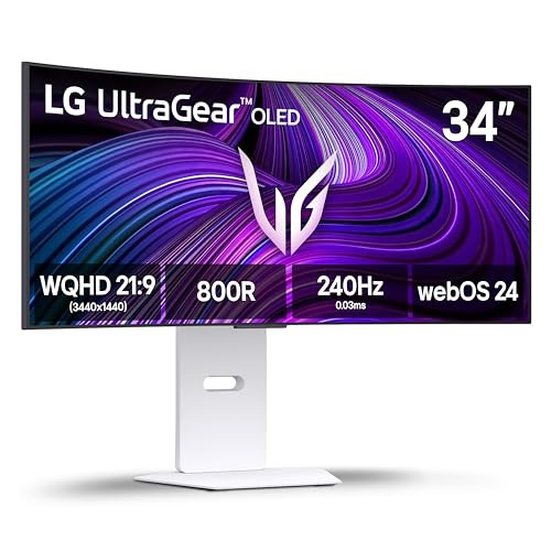 34" LG Ultragear WQHD OLED Curved Gaming Monitor 240Hz