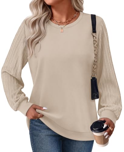 OFEEFAN Cable Knit Sweatshirt Deal