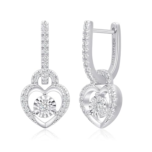 SYTAEHI Lab Grown Diamond Stud Earrings 925 Sterling Silver Round Cut 4 Prong Deal