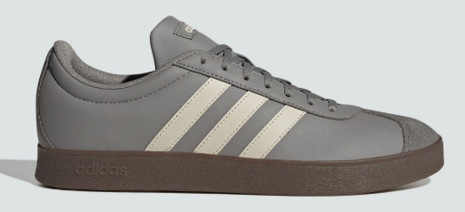 adidas Men's VL Court Base Shoes Charcoal Solid Grey / Alumina / Grey Four