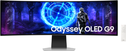 49" Samsung Odyssey G95SD Dual QHD 240Hz OLED Curved Gaming Monitor + 27" 1080p IPS Monitor Deal