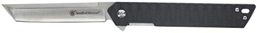 Smith & Wesson 24/7 8.25in Stainless Steel Ultra-Glide Folding Knife with 3.5in Tanto Blade and G10 Handle Deal