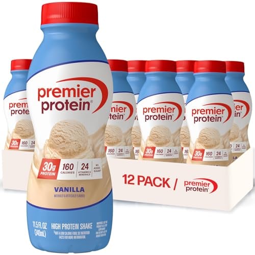 12-Pack 11oz Premier Protein 30g Protein Shake (Vanilla) Deal