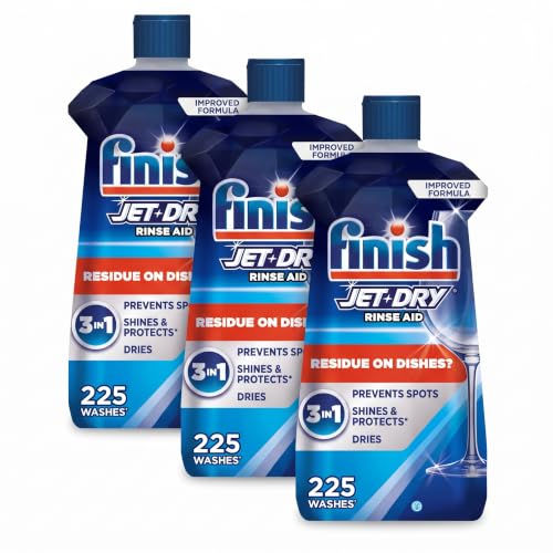 Finish Jet-Dry Dishwasher Rinse Aid 23oz 3-Pack