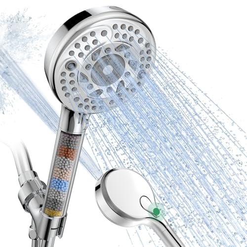 SunCleanse Filtered Handheld Shower Head w/ 9-Spray Settings