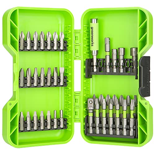 Greenworks 40-Pc Impact-Rated Hex Shank Screwdriver Bit Driving Set Deal