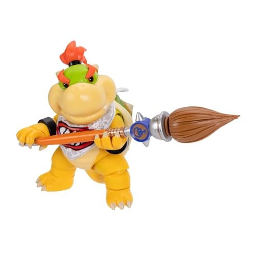 The Super Mario Galaxy Movie 5” Action Figures Series 1 – Bowser Jr. Figure with Paint Brush Accessory Deal
