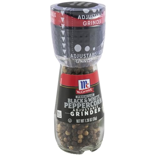 McCormick Black & White Peppercorn Adjustable Grinder 1.26-Oz Deal