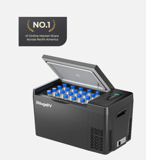 BougeRV 23 Quart Portable Fridge Black